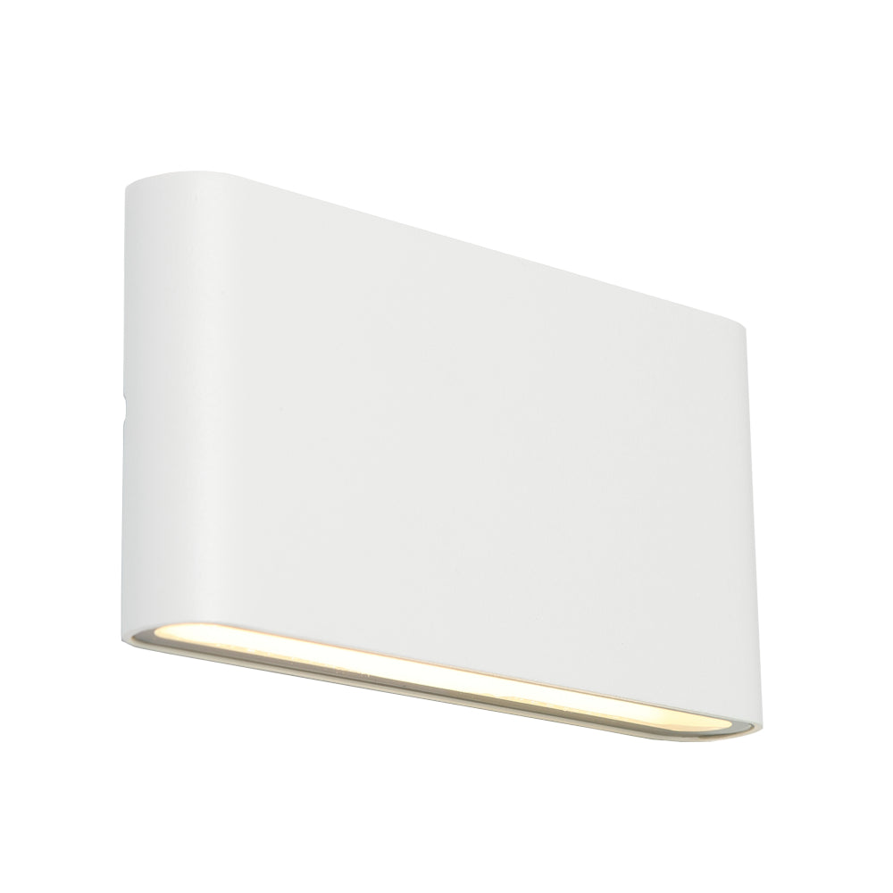 Napa Up / Down Exterior LED Wall Light White TRI Colour - NAPA2EWHT