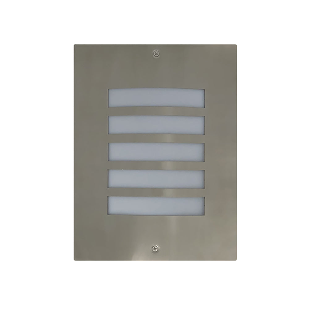 Buy Exterior Wall Lights Australia NED Exterior Surface Mounted Wall Light Grilled 316 Stainless Steel IP54 - NED02