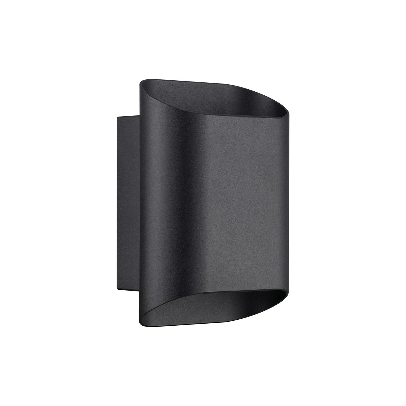 Nico Round Up & Down Wall Light Black - 2618191003