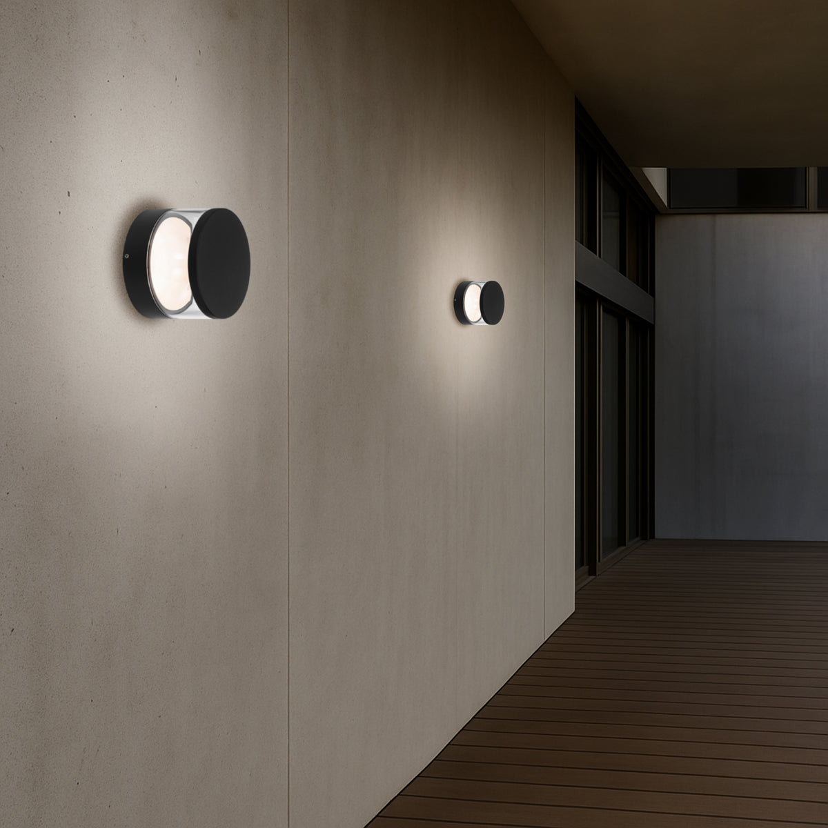 Noral LED Wall Light 10W 3000K Black - NORAL EX-BKCL