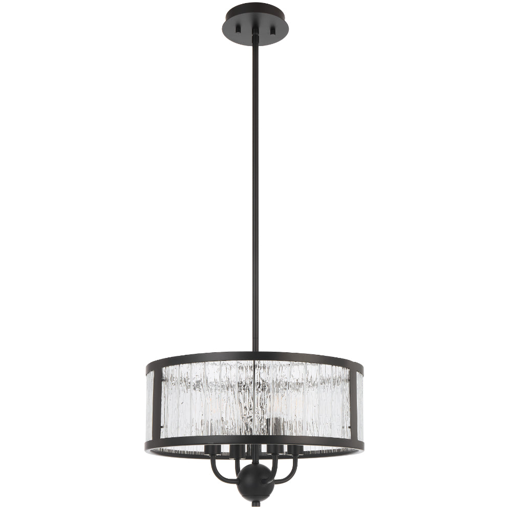 Norel 4 Light Pendant Black - NOREL PE4-BK