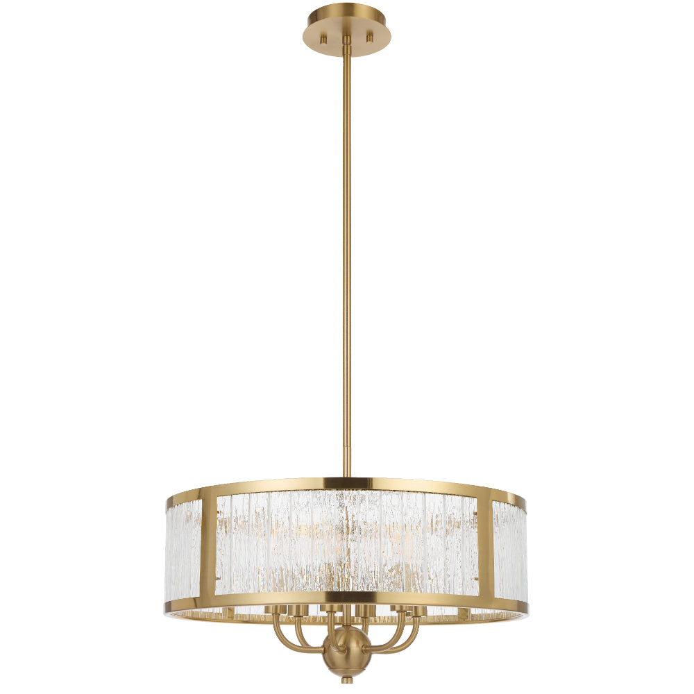 Norel 6 Light Pendant Antique Gold - NOREL PE6-AG