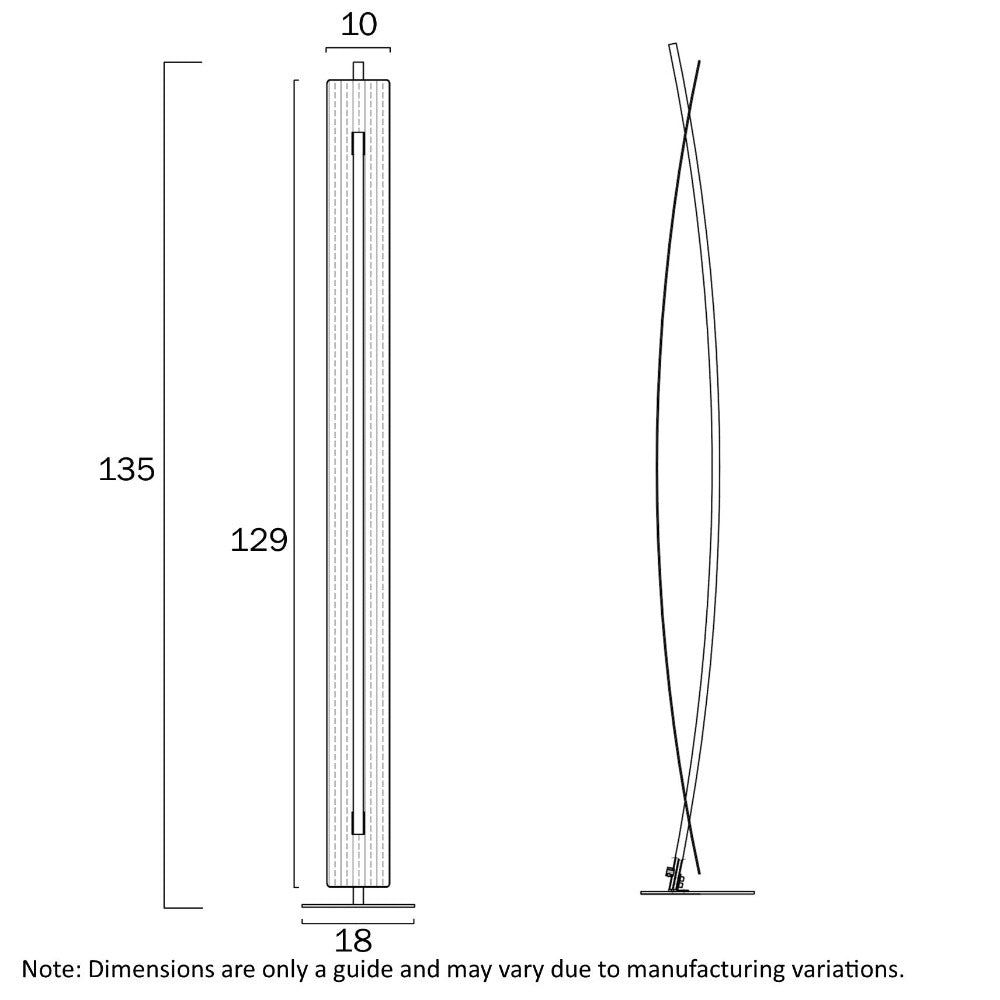 Buy Floor Lamps Australia NORSE LED Floor Light Walnut 3000K - NORSE FL-BKWL