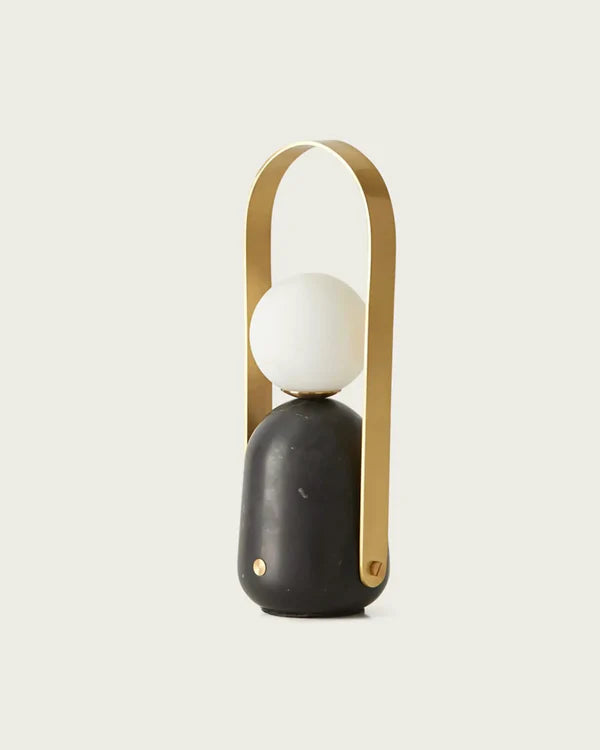 Nano Table Lamp 3W 3000K Matte Black & Matte Brass - ARO.S1294