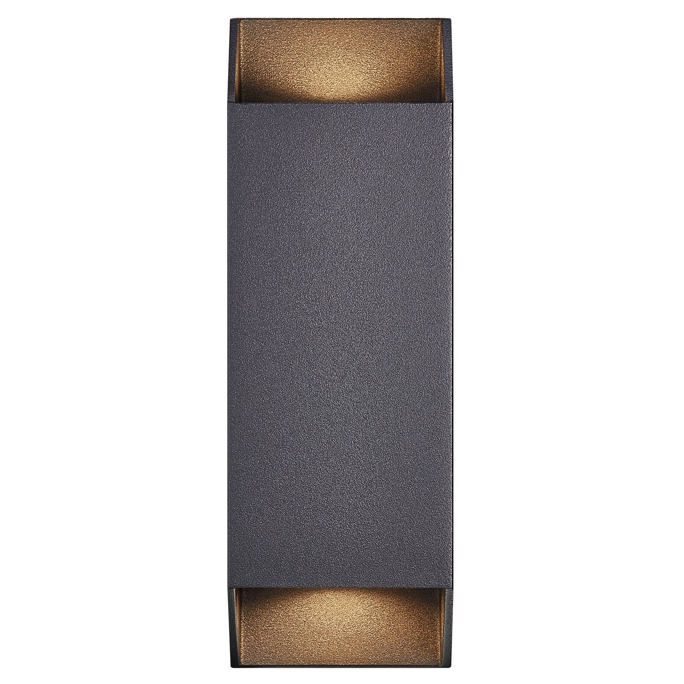 Nico Square Up & Down Wall Light Black - 2218221003