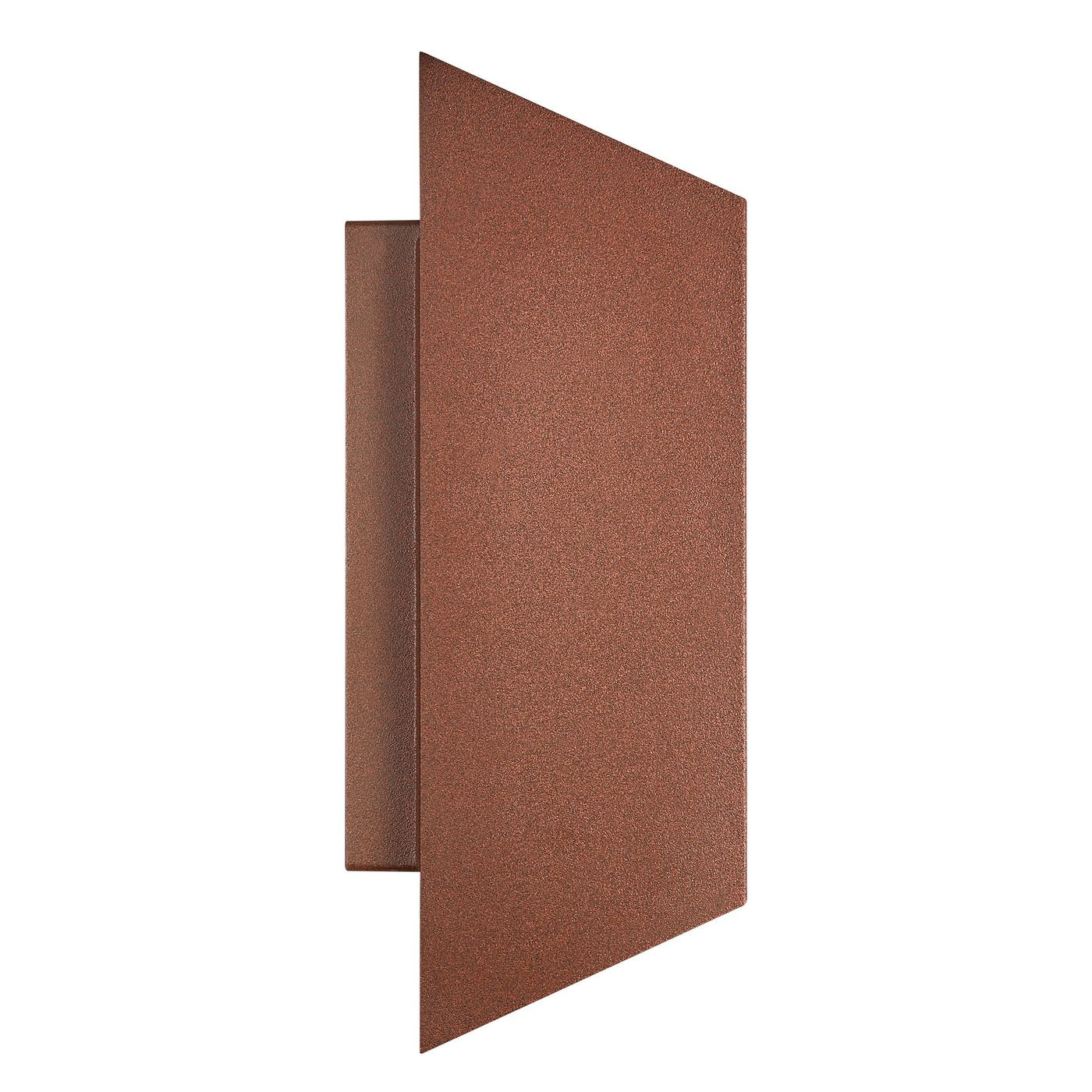 Nico Square Up & Down Aluminium Wall Light Rusty - 2218221009