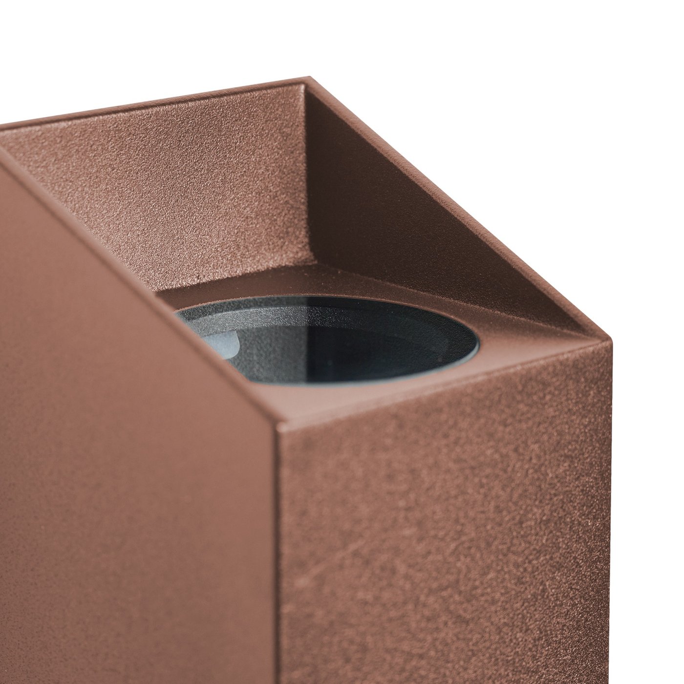 Nico Square Up & Down Aluminium Wall Light Rusty - 2218221009
