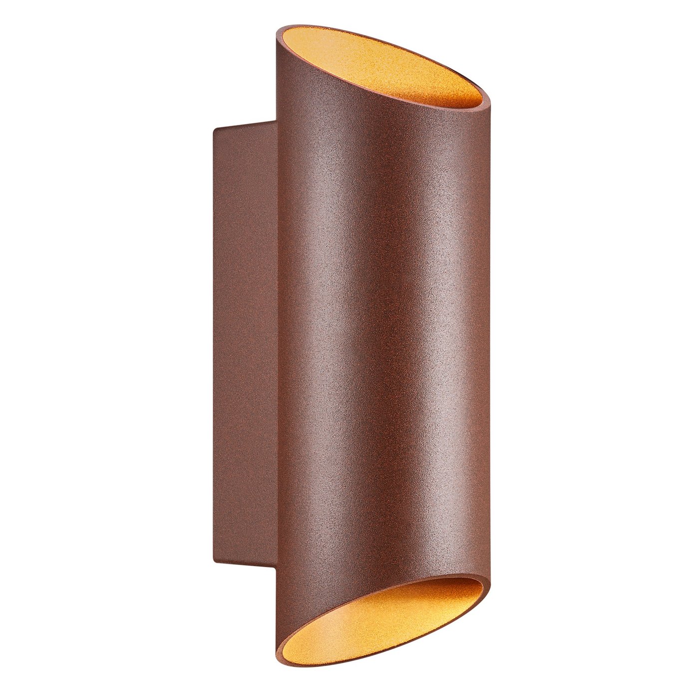 Nico Round Up & Down Aluminium Wall Light Rusty - 2218231009