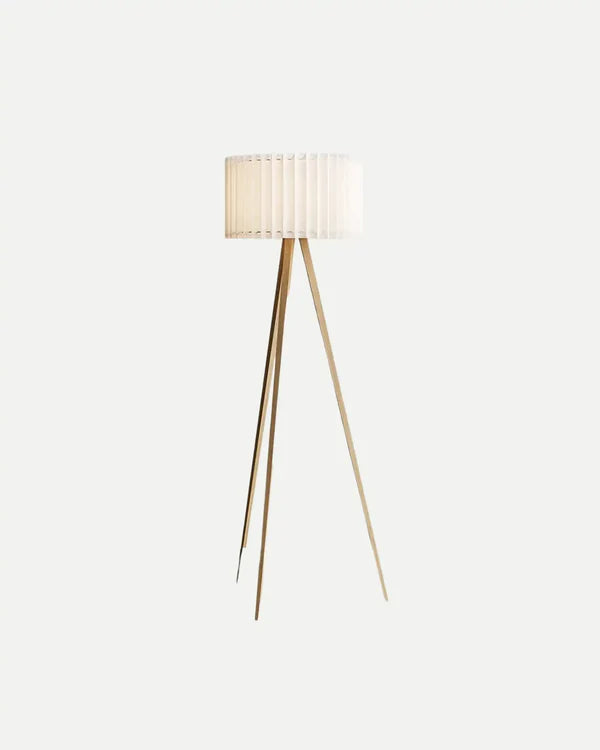 Dira Floor Lamp Pine & Linen - ARO.P1185