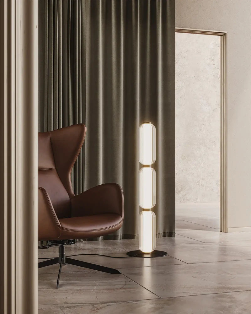 Elma LED Floor Lamp 20W 2700k Matte Black - ARO.P1312/NEG