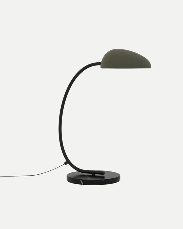 Kezo Table Lamp Matte Black & Matte White - ARO.S1324/NEG