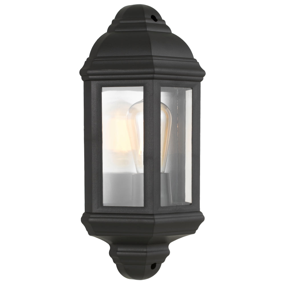 Odin Polycarbonate Exterior Wall Light Black - ODIN EX-BK