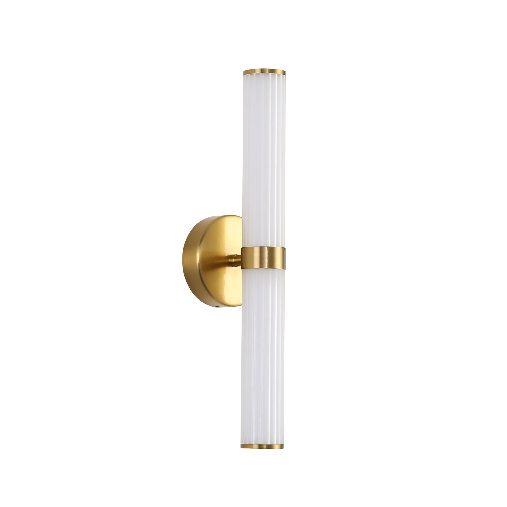Sassy LED Wall Light 8W Tri Colour Satin Brass - OL51445SB