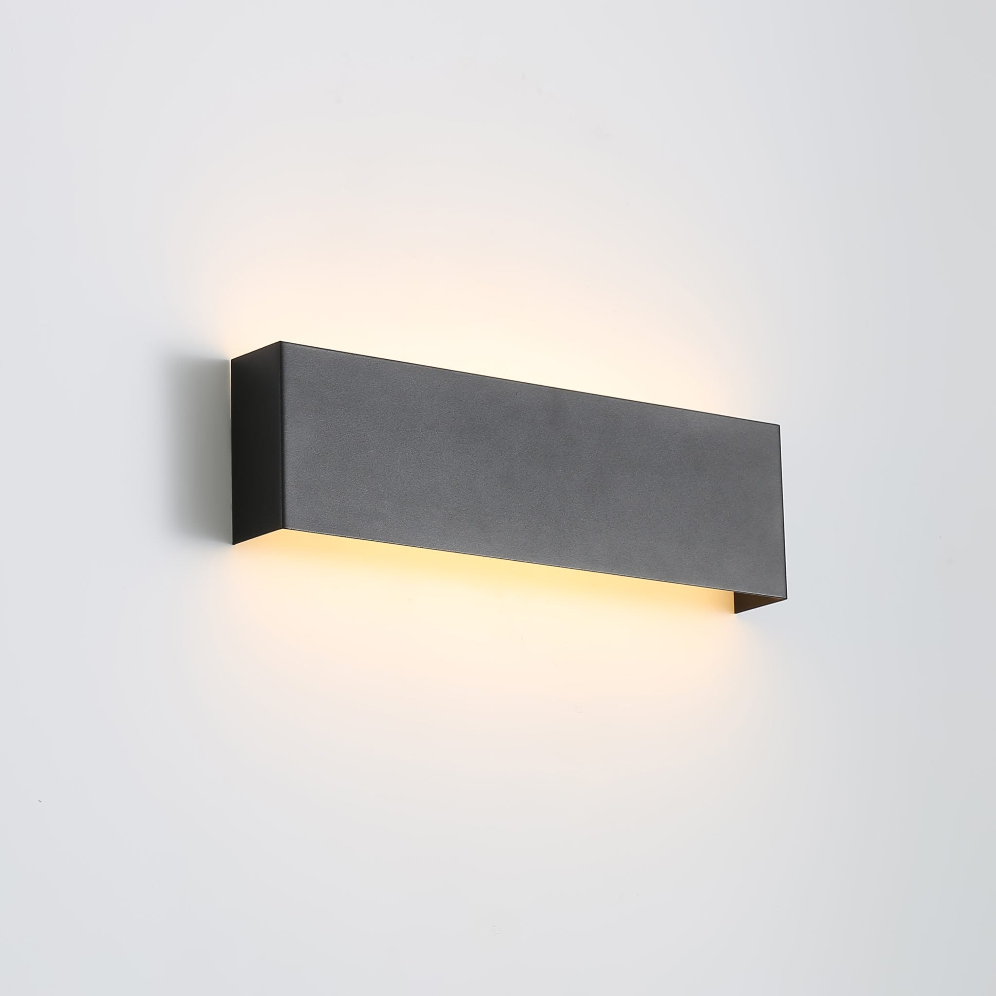 Rafter LED Wall Light 12W TRI Colour Black - OL51521/30BK