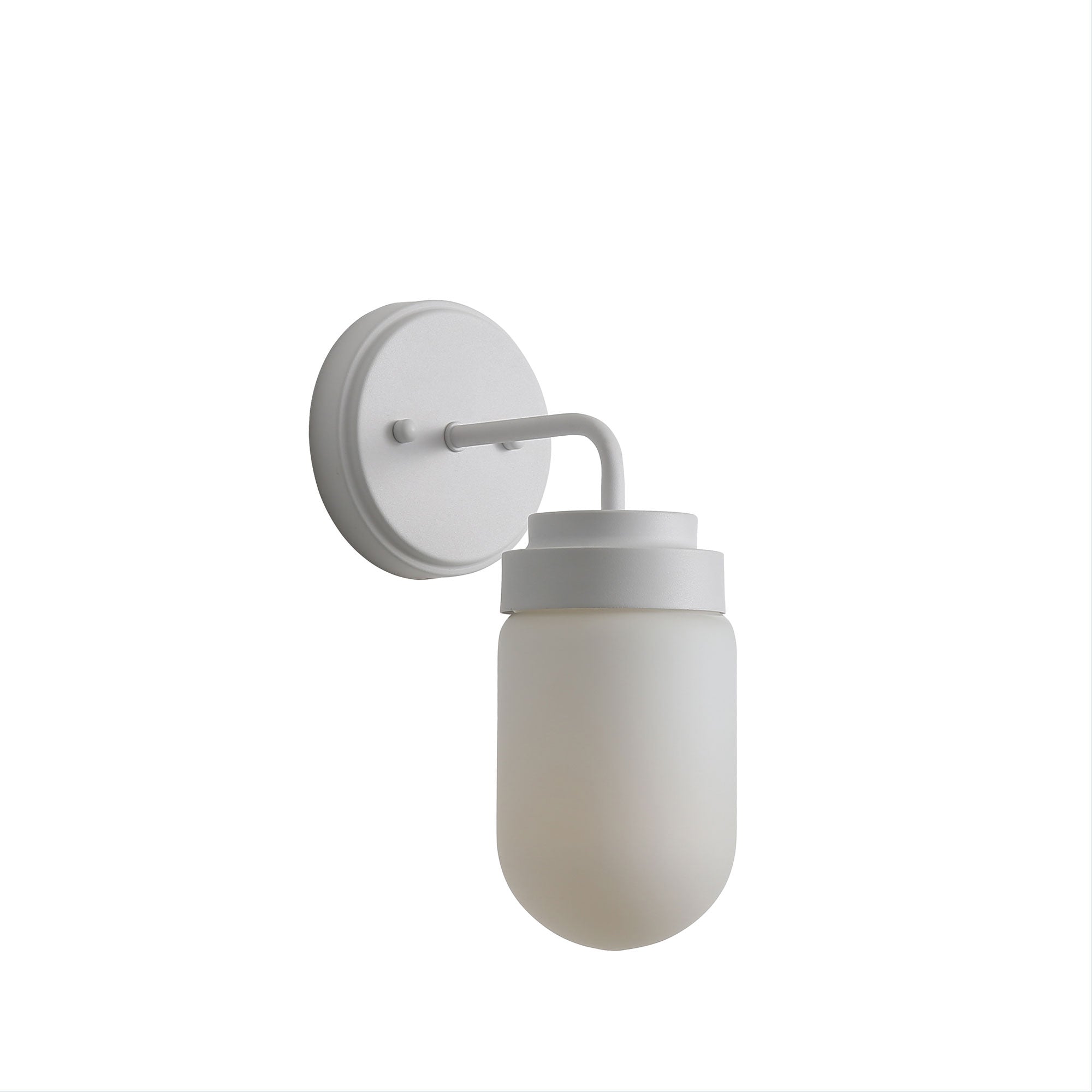 Dunburn Steel Wall Light White - OL54191WH