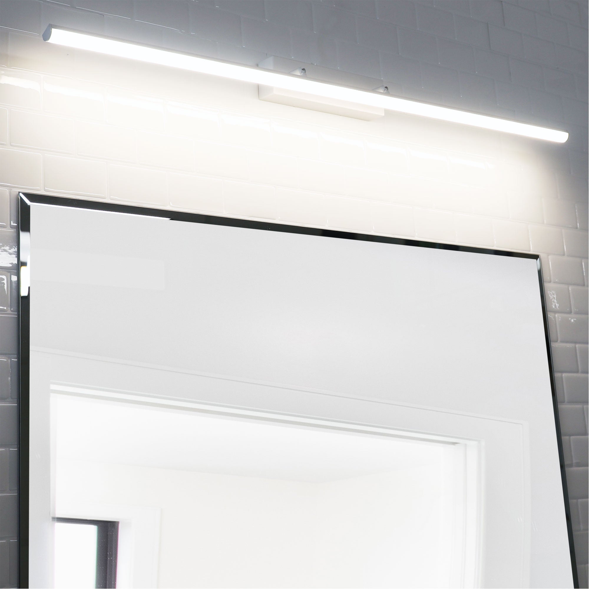 Kari Large Vanity Light 27W TRI Colour White - OL54639WH