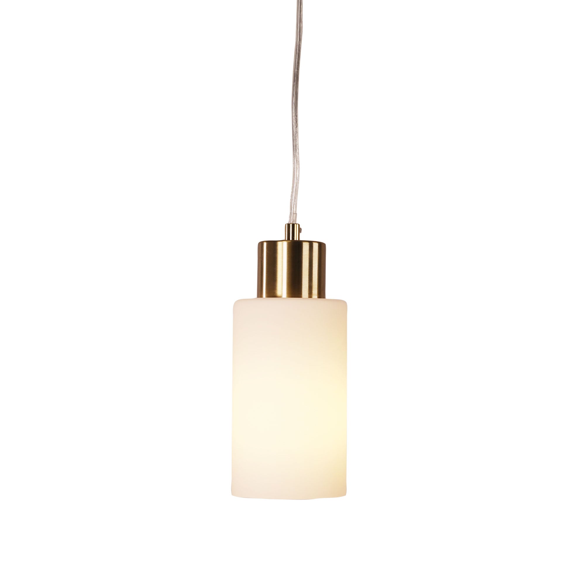 Lisa Pendant Light Satin Brass & Opal - OL60585OP