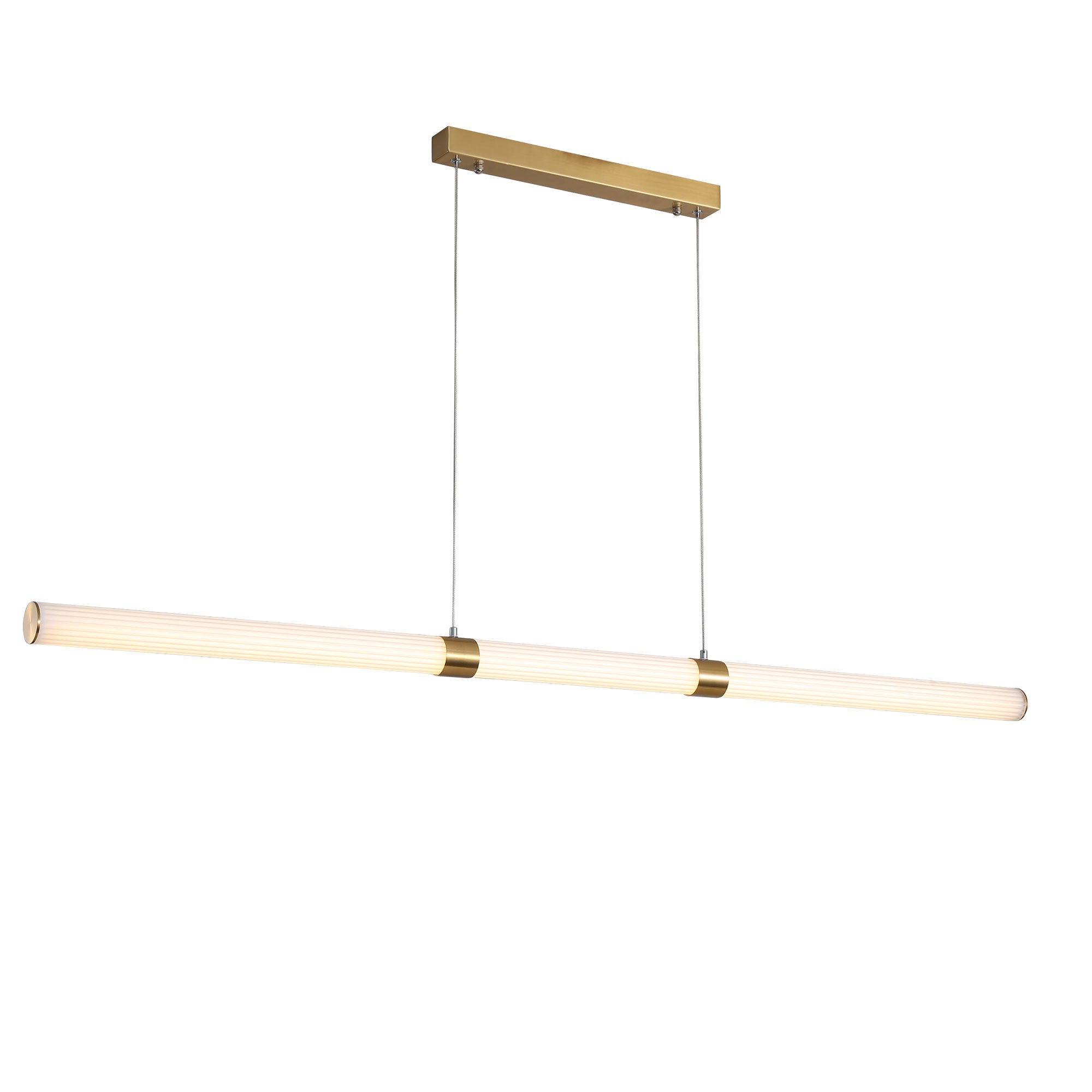 Maxwell LED Pendant Light 30W TRI Colour Satin Brass - OL60670/150SB