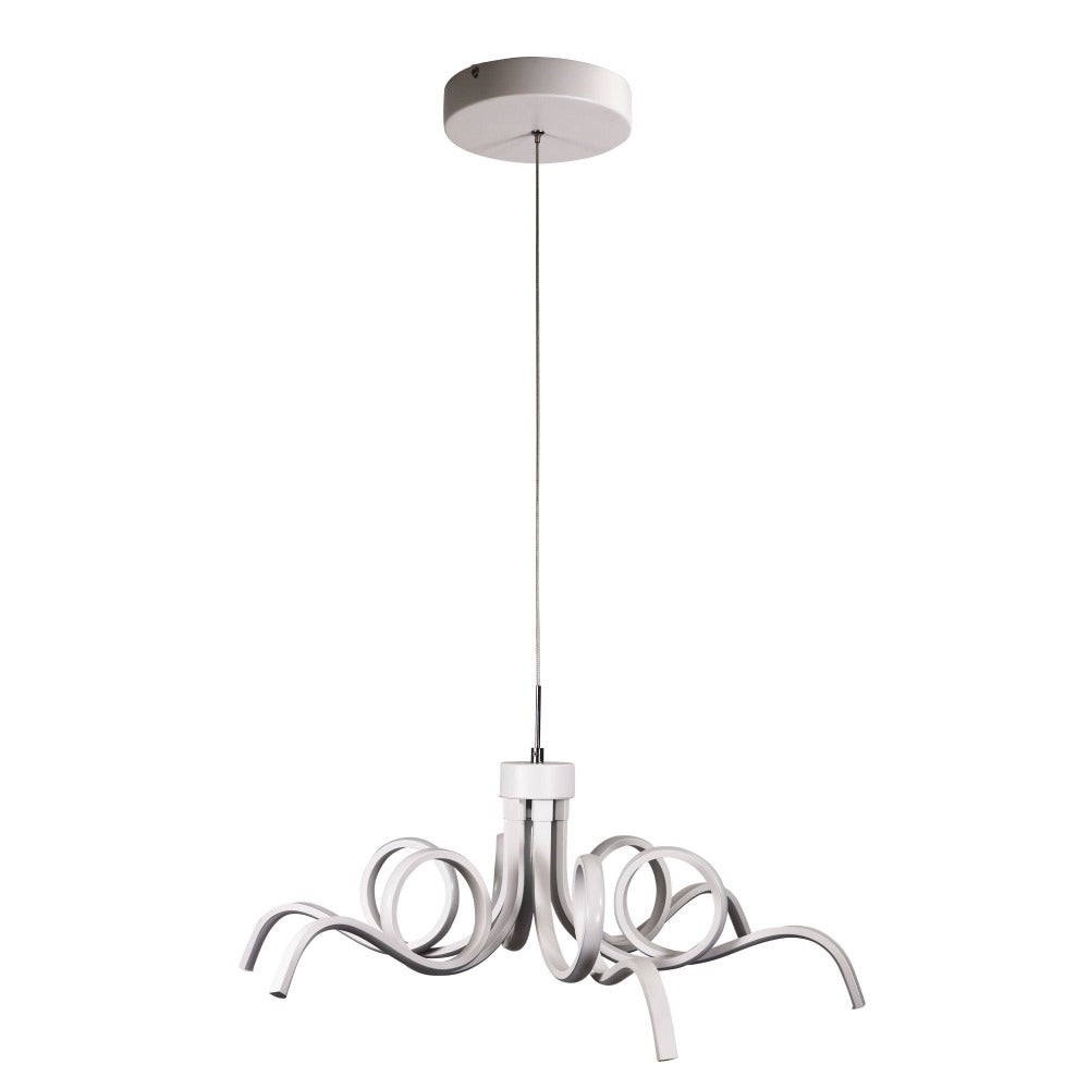 Buy Pendant Lights Australia NOODLE Pendant Light W700mm White Stainless Steel 3CCT - OL60973/70WH