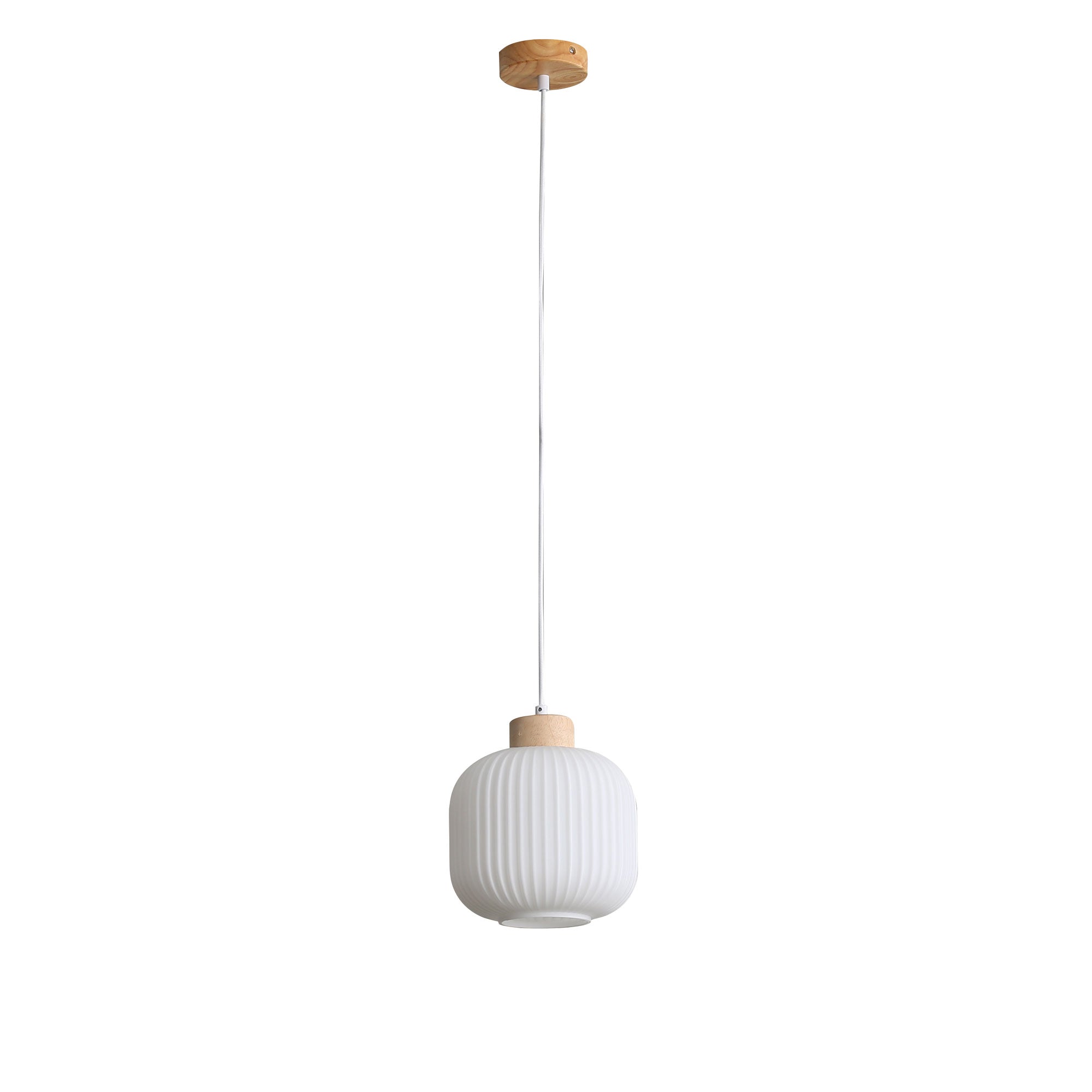 Bolli Large Pendant Real Timber & Opal Matt - OL63725/20OM