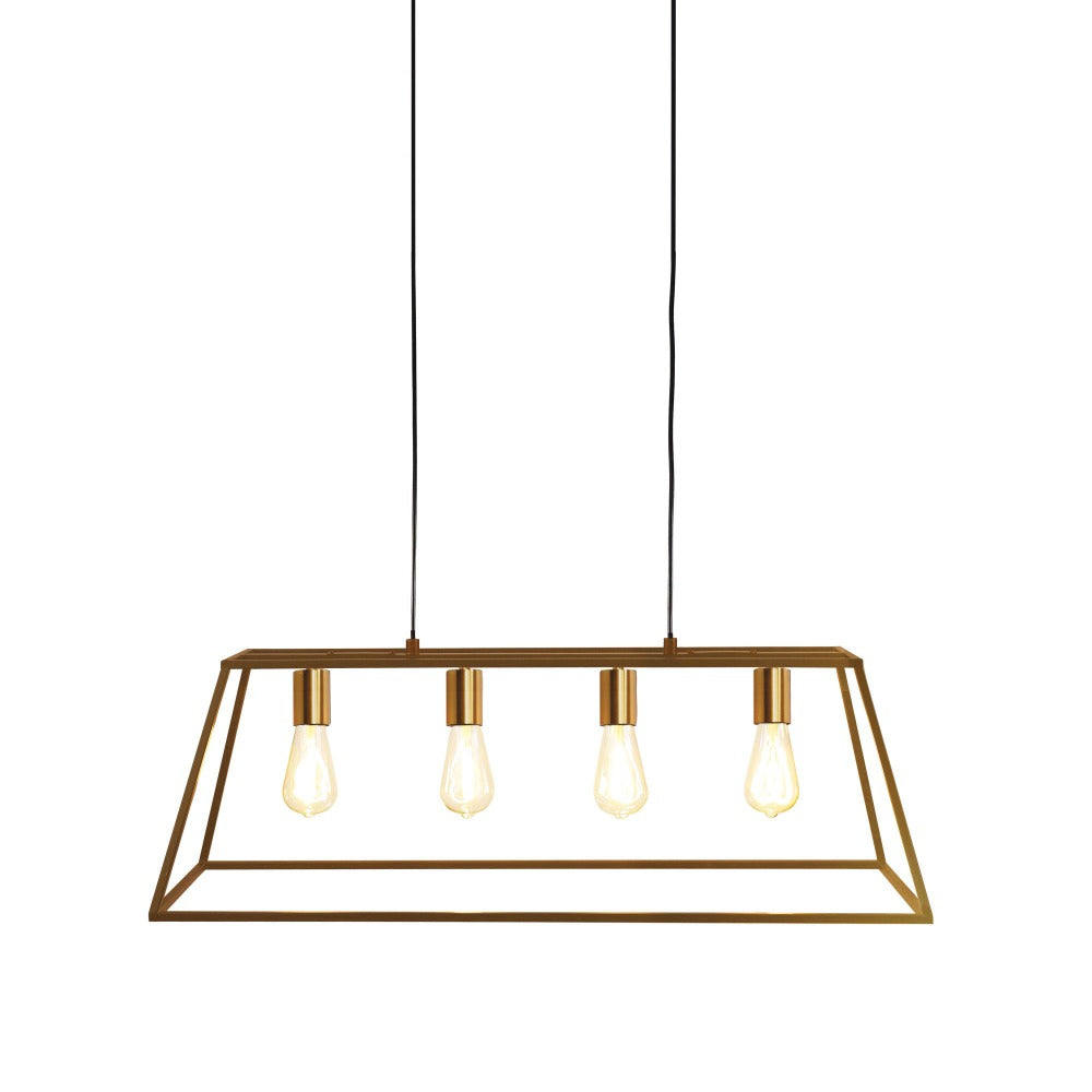 WAINSCOTT Island Pendant 4 Lights Satin Brass - OL63744SB