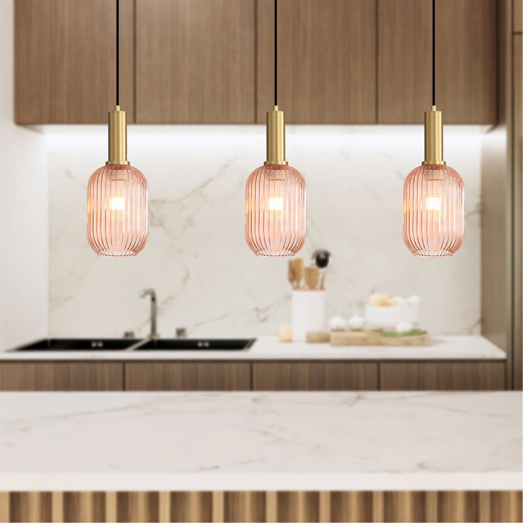 Luxe 130mm Pendant Light Rust Pink - OL63751/13RU