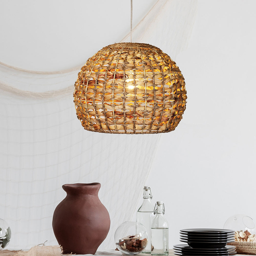 Buy Lamp Shades Australia Nile Lamp Shade Pendant Natural Water Lettuce - OL64495/38