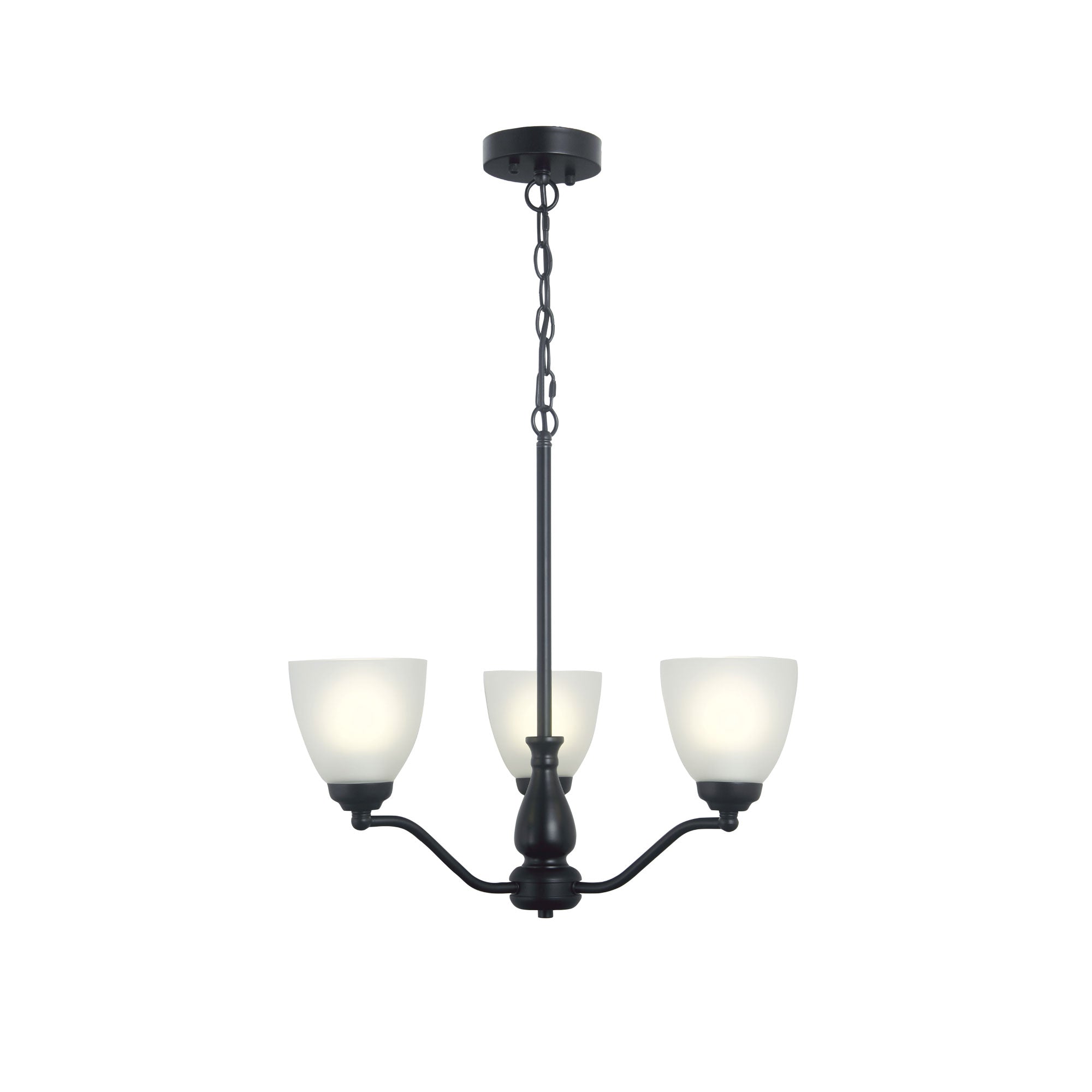 Rochester Pendant 3 Lights Black - OL65321/3BK