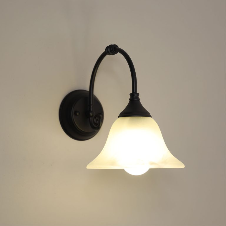 Woodgate Wall Light Black - OL65671BK