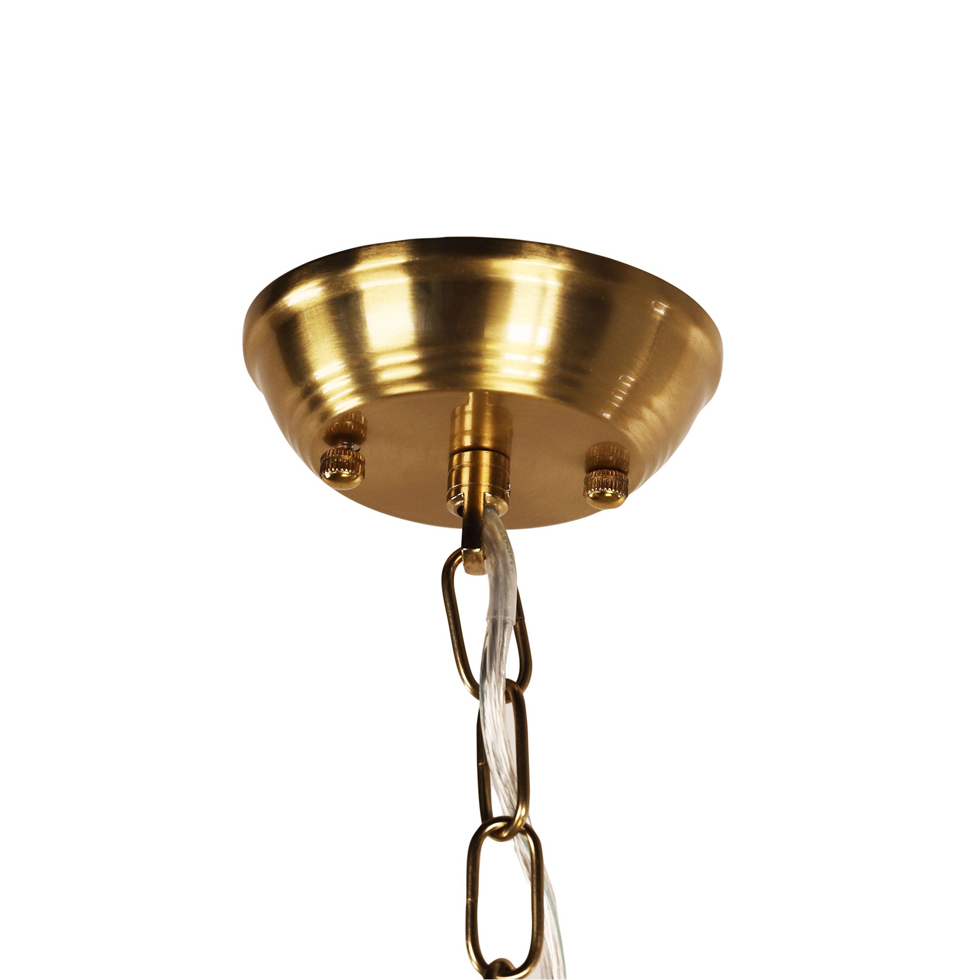 Woodgate 3 Light Pendant Satin Brass - OL65673SB