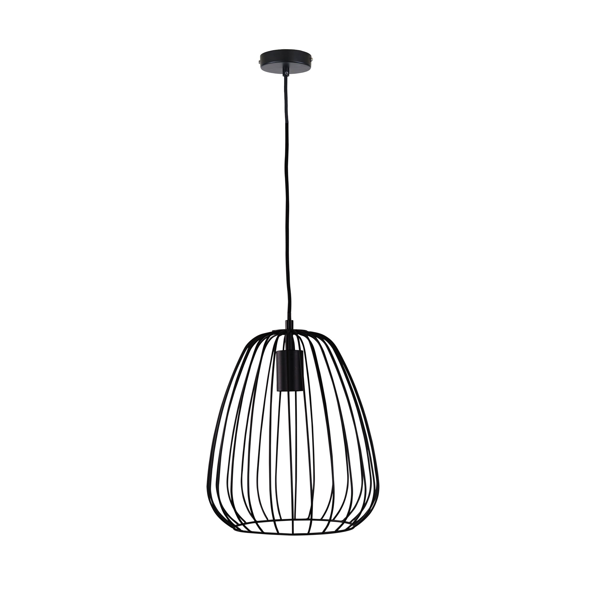 Pera Metal Pendant Light Black - OL68778/27BK