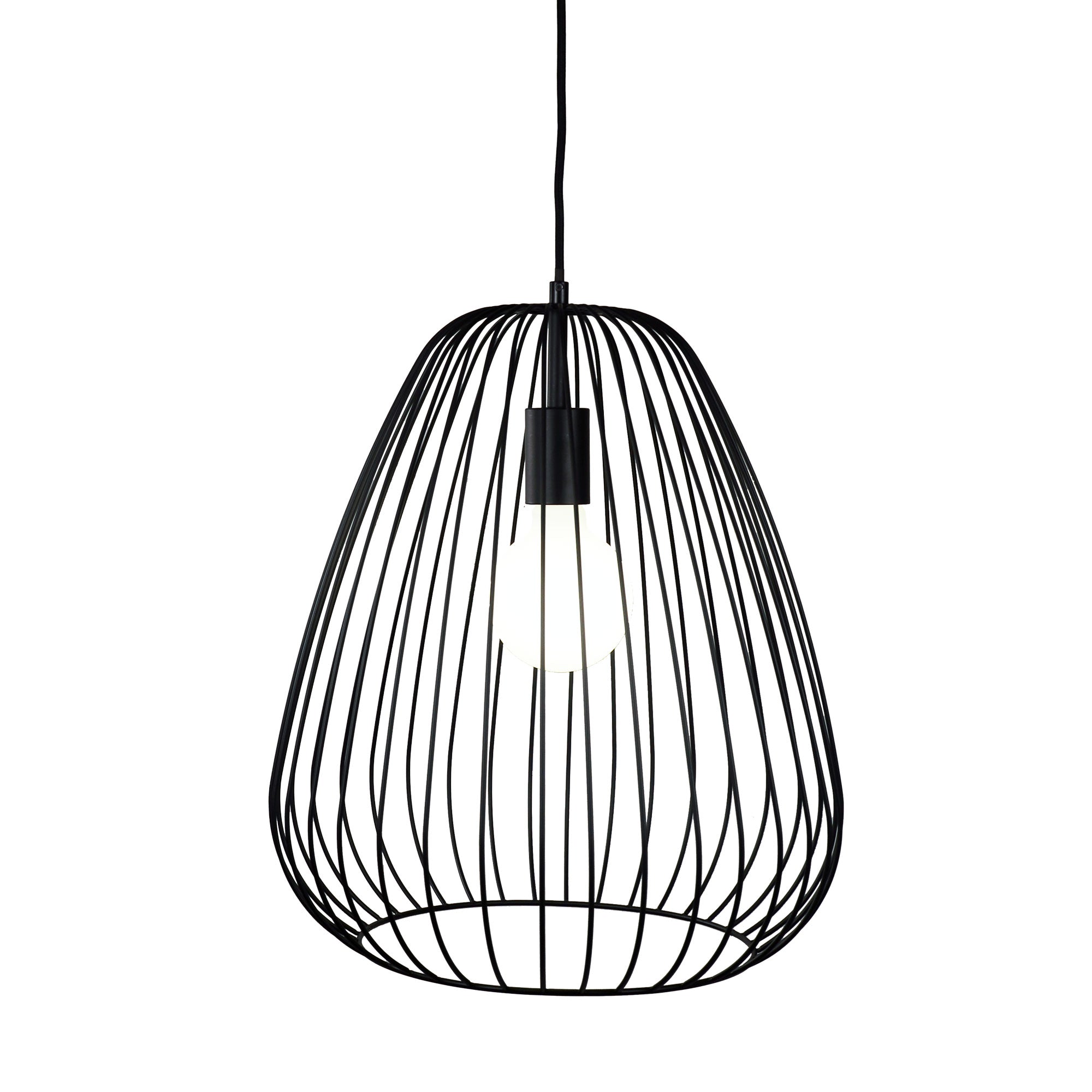 Pera Metal Pendant Light Black - OL68778/38BK