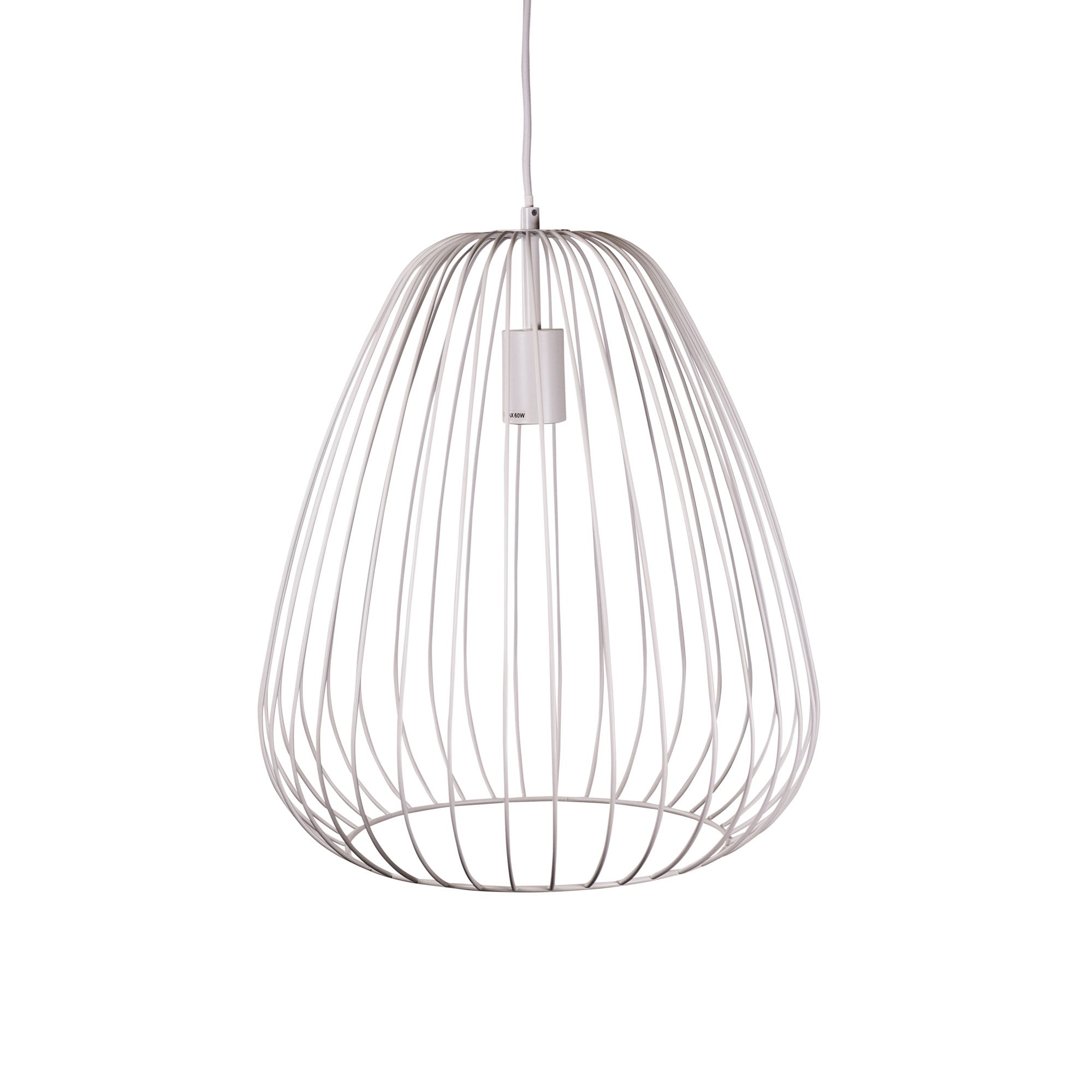 Pera Metal Pendant Light White - OL68778/38WH