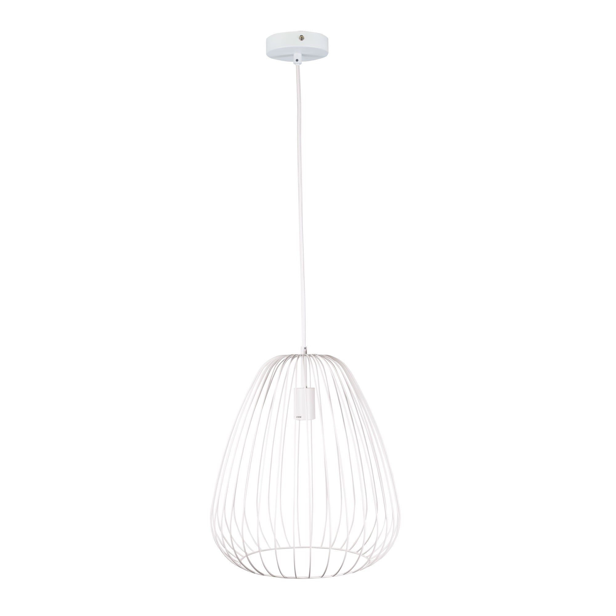 Pera Metal Pendant Light White - OL68778/38WH