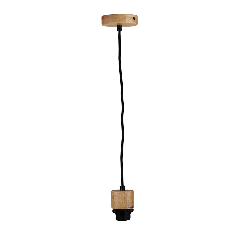 Buy DIY Pendants & Cords Australia PARTI Suspension Black Wood - OL69259BK