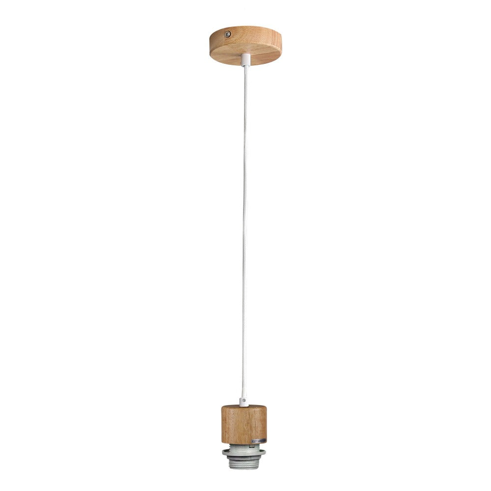 Buy DIY Pendants & Cords Australia PARTI Suspension White Wood - OL69259WH