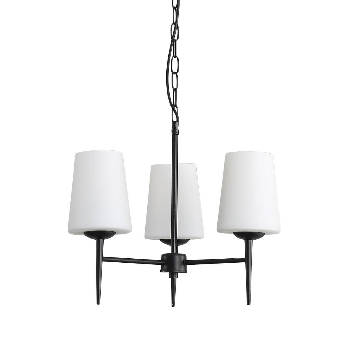 Foxdale 3 Light Pendant Light Matt Black - OL69431/3BK