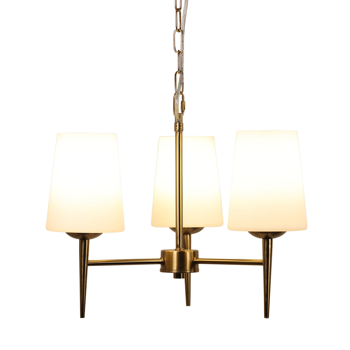 Foxdale 3 Light Pendant Light Satin Brass - OL69431/3SB