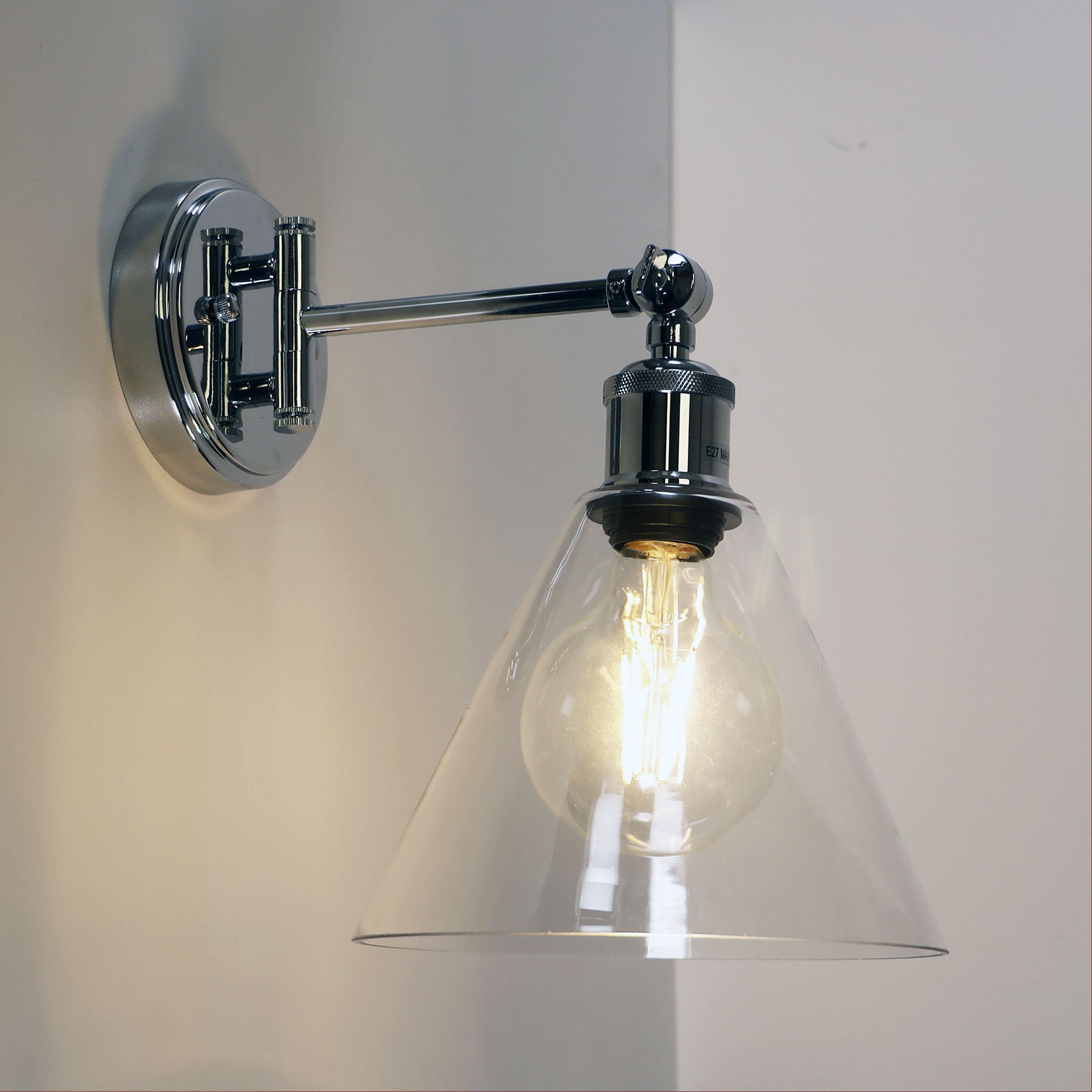 Swing Arm Wall Light Chrome - OL69481CH