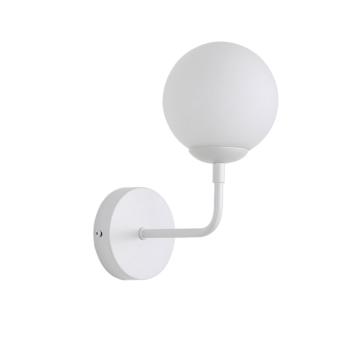 Kinfield Wall Light White & Matt Opal - OL69571WH