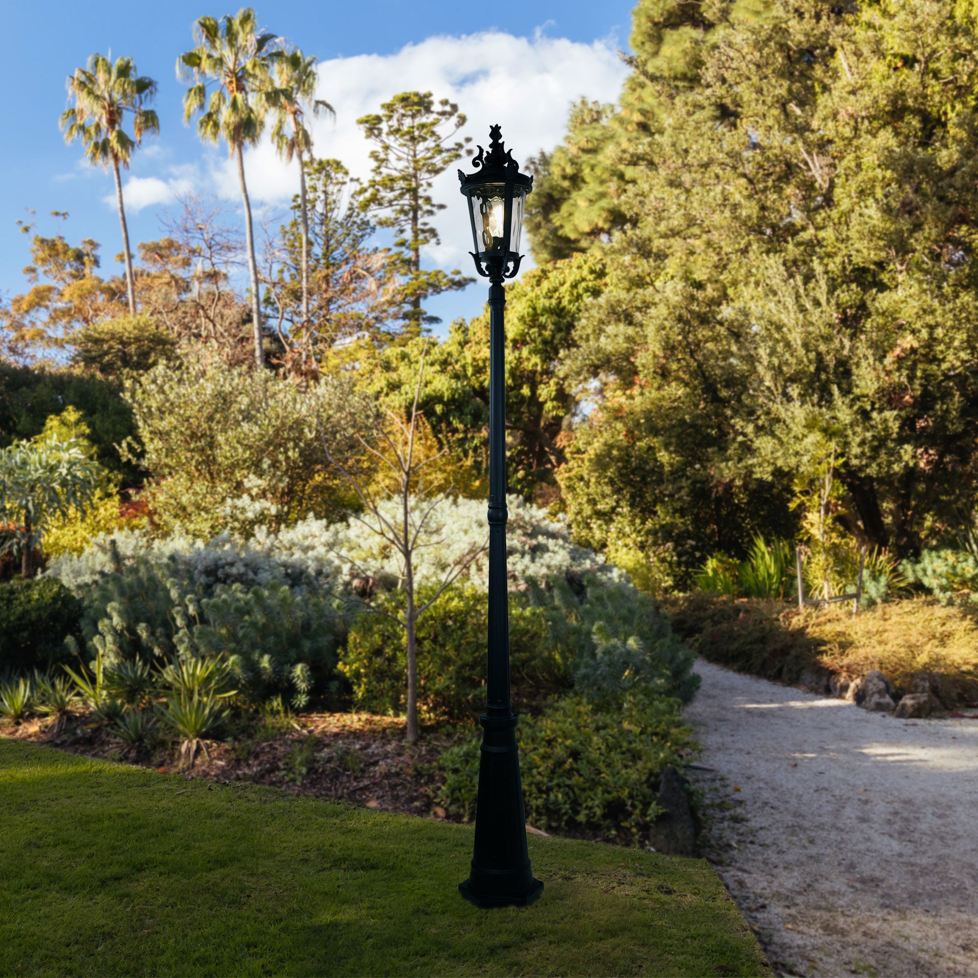 Albion Traditional Outdoor Post Light Black - OL7386BK
