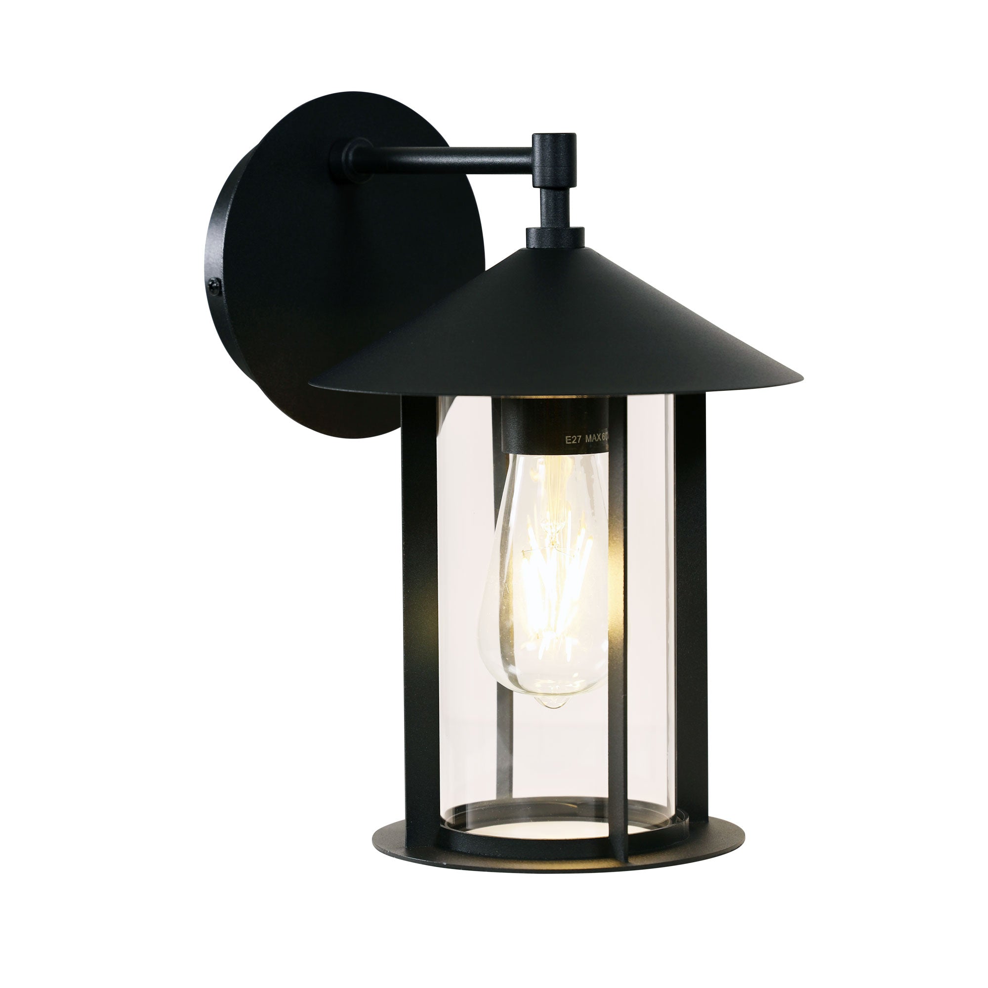 Holford Outdoor Wall Light Black - OL7631BK