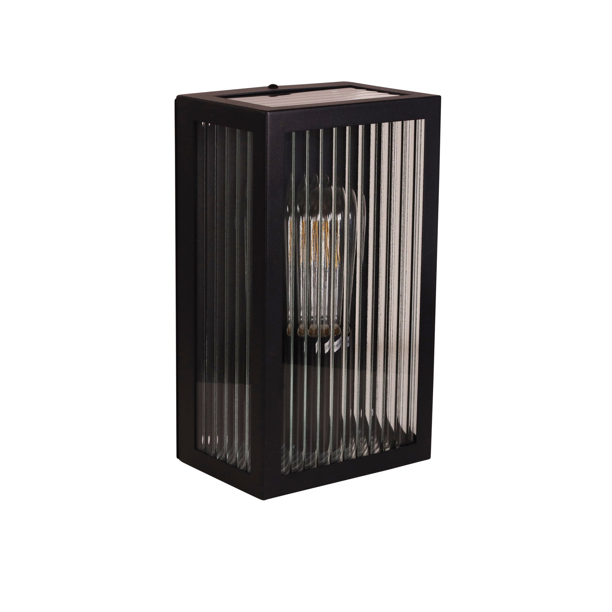 Chicago Wall Light Aluminium Black - OL7651BK