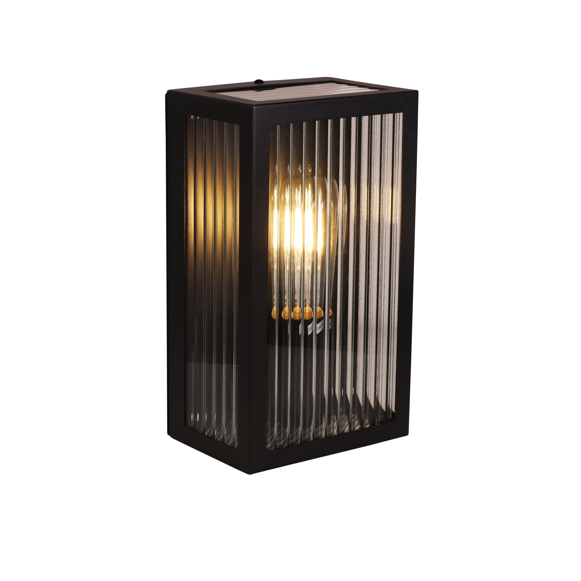 Chicago Wall Light Aluminium Black - OL7651BK