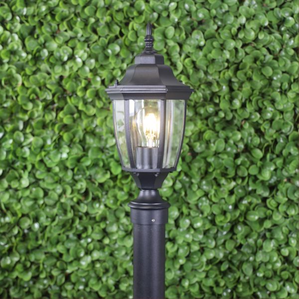Highgate Post Top Outdoor Light Matt Black - OL7666BK