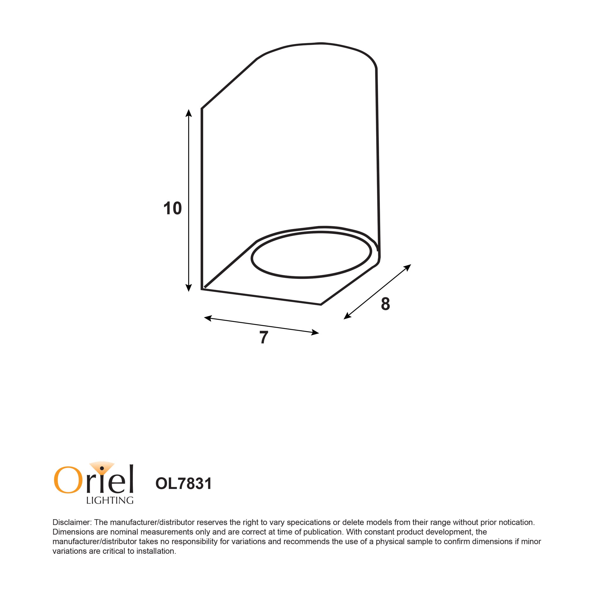 HERA Exterior Wall Light White - OL7831WH