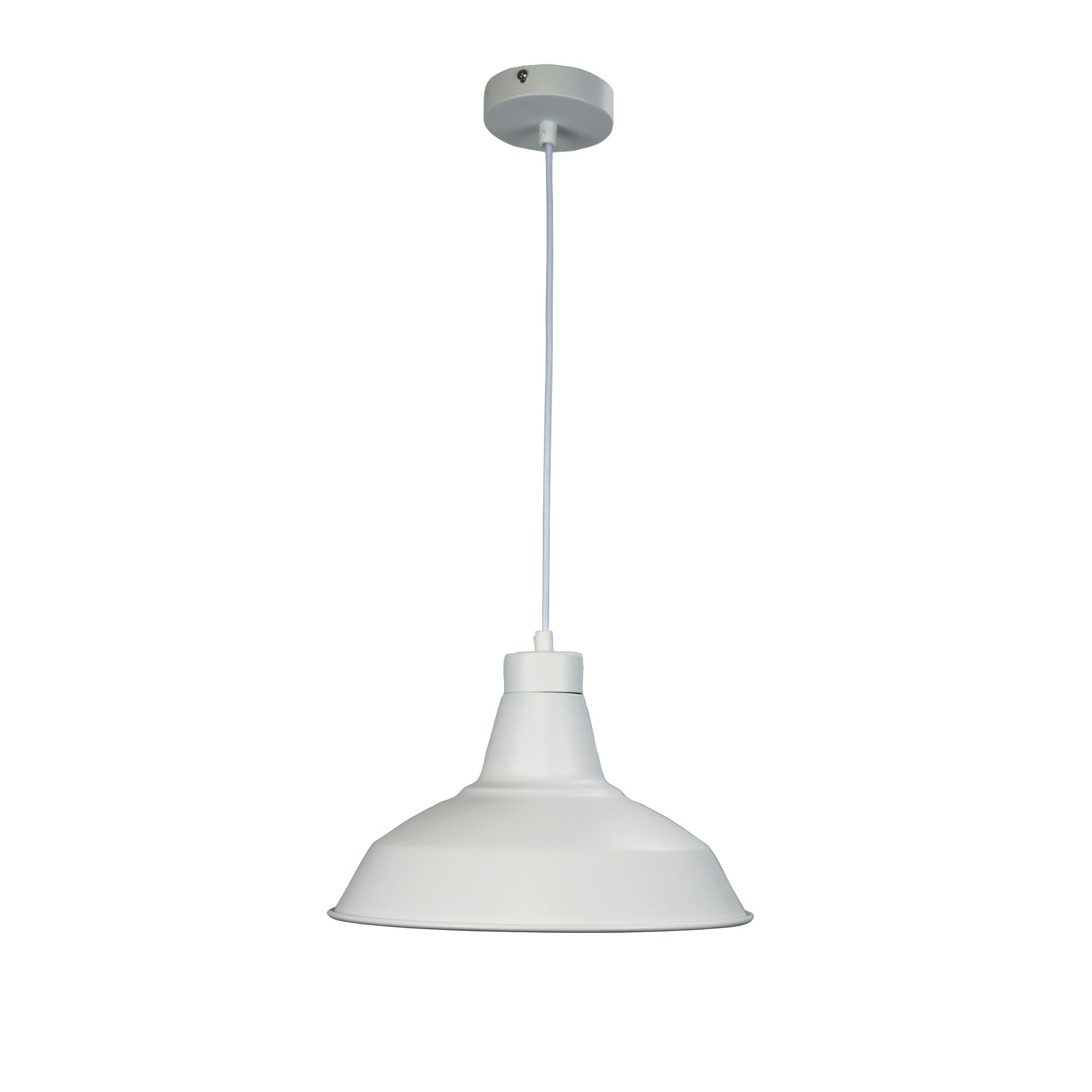 Warehouser 310mm Pendant Light White - OL86262