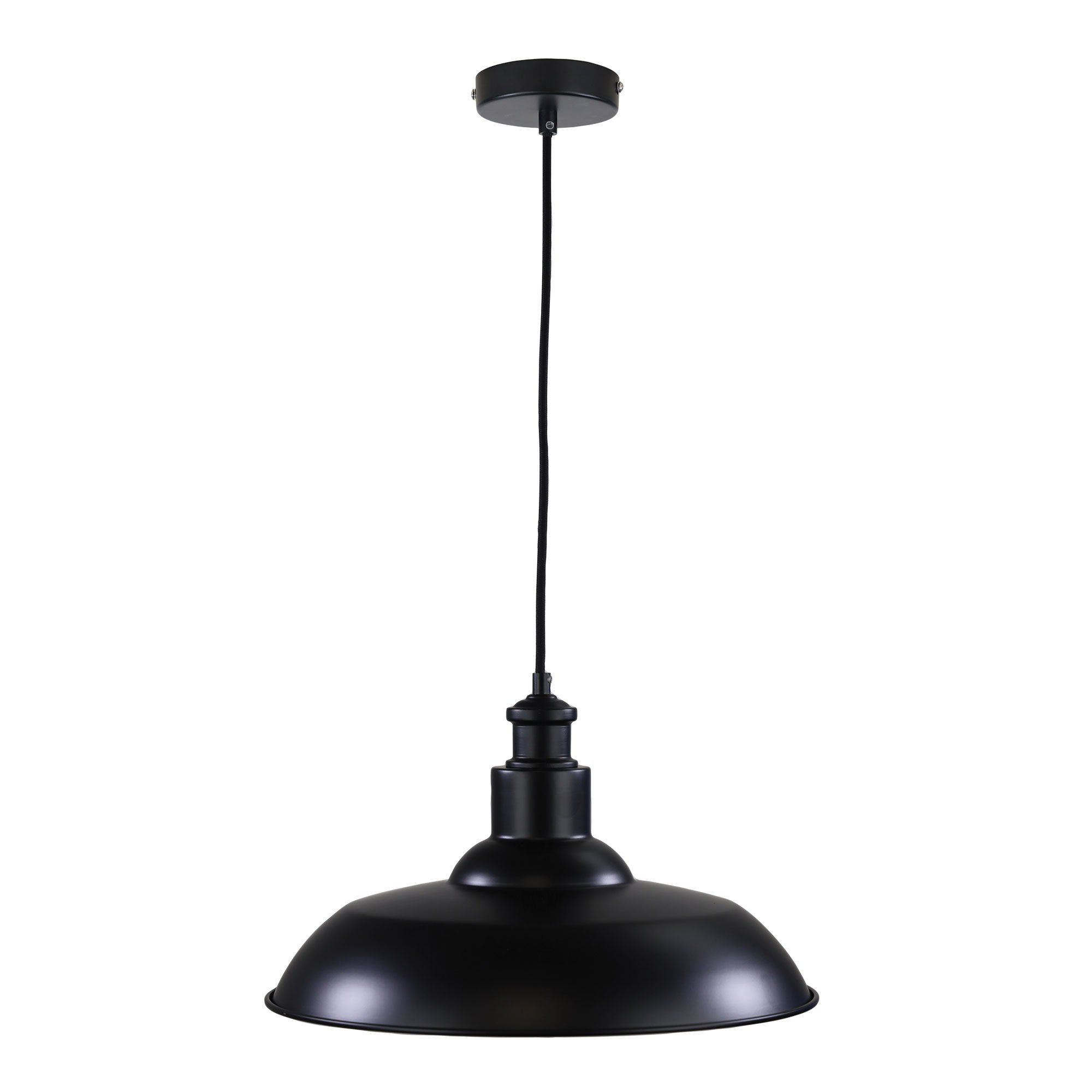 Slater 380mm Pendant Light Black - OL86291