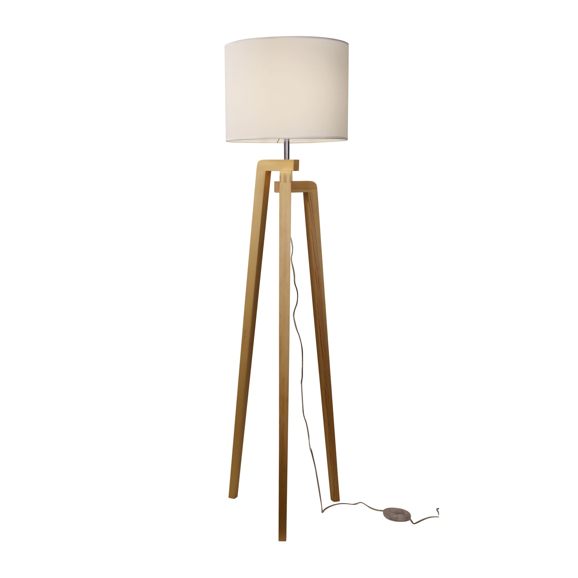 Lund Floor Lamp White - OL93525WH