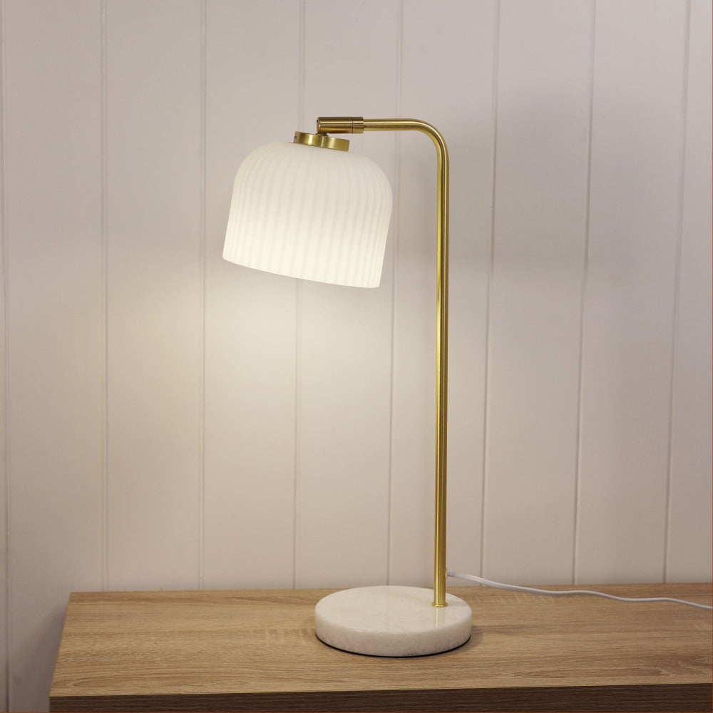 Buy Table Lamps Australia CHARLOTTE Table Lamp Satin Brass - OL93981